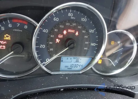 2016 Toyota Corolla Le из США, поврежденный, VIN 2T1BURHE3GC564548